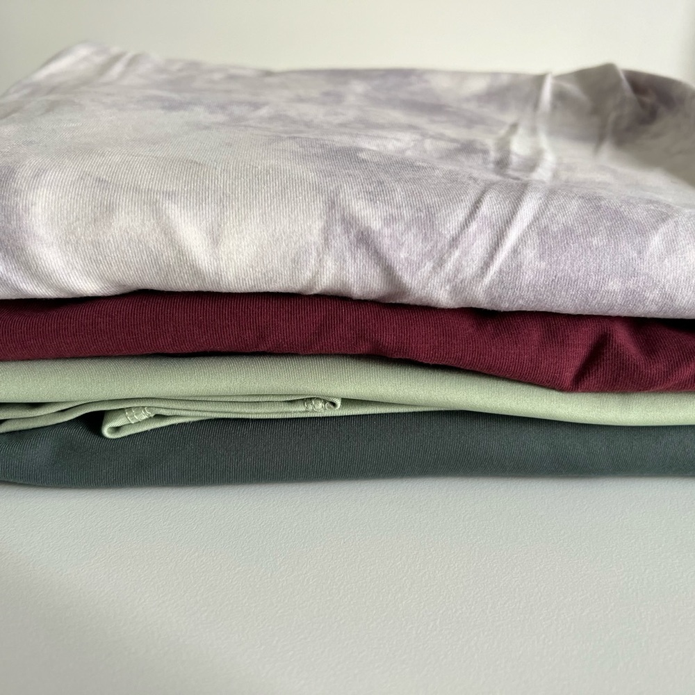 Set of Four Pairs of 4X Plus Size Leggings